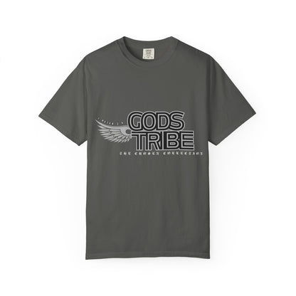 God's Tribe Unisex Wings Gray Garment-Dyed T-Shirt | Spiritual & Inspirational Wear