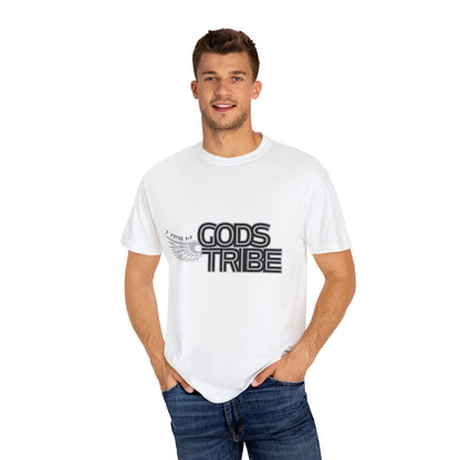 God's Tribe Unisex Wings Gray Garment-Dyed T-Shirt | Spiritual & Inspirational Wear