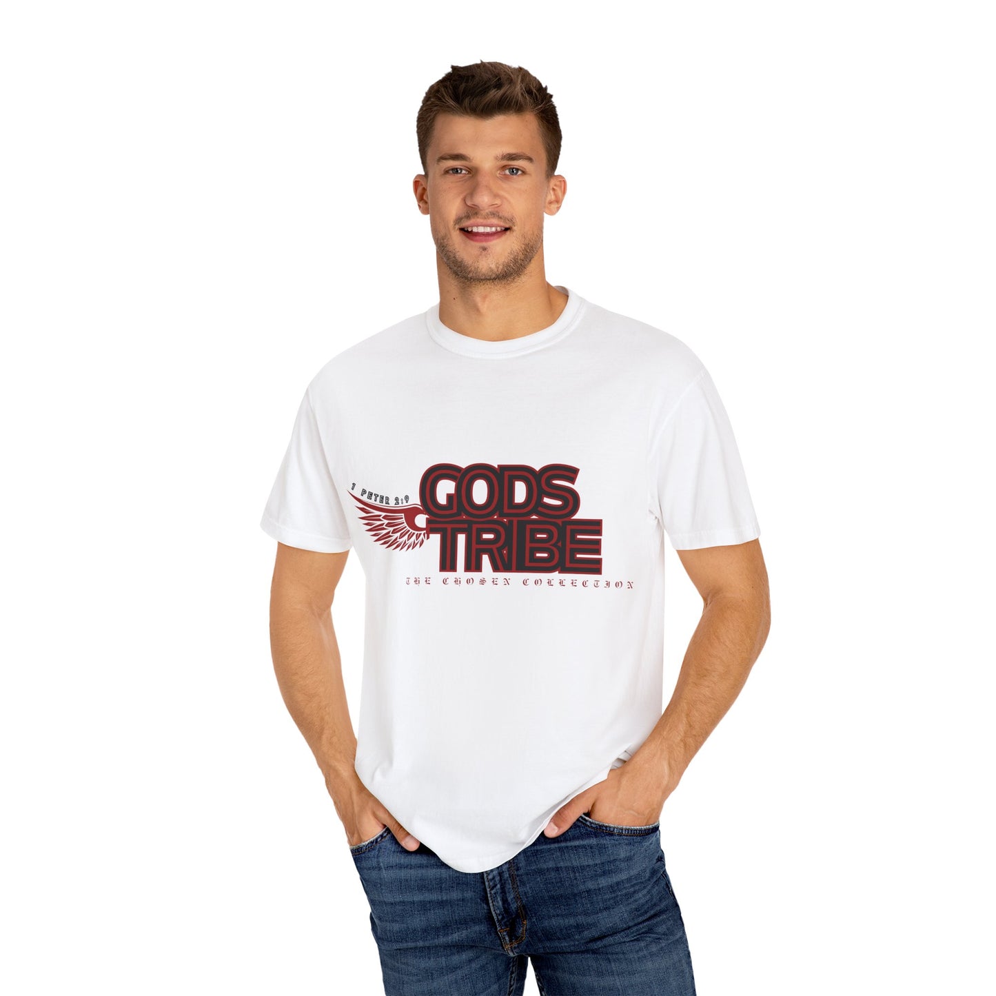God's Tribe: Faith-Inspired Wing Design Unisex T-Shirt – A Chosen Collection