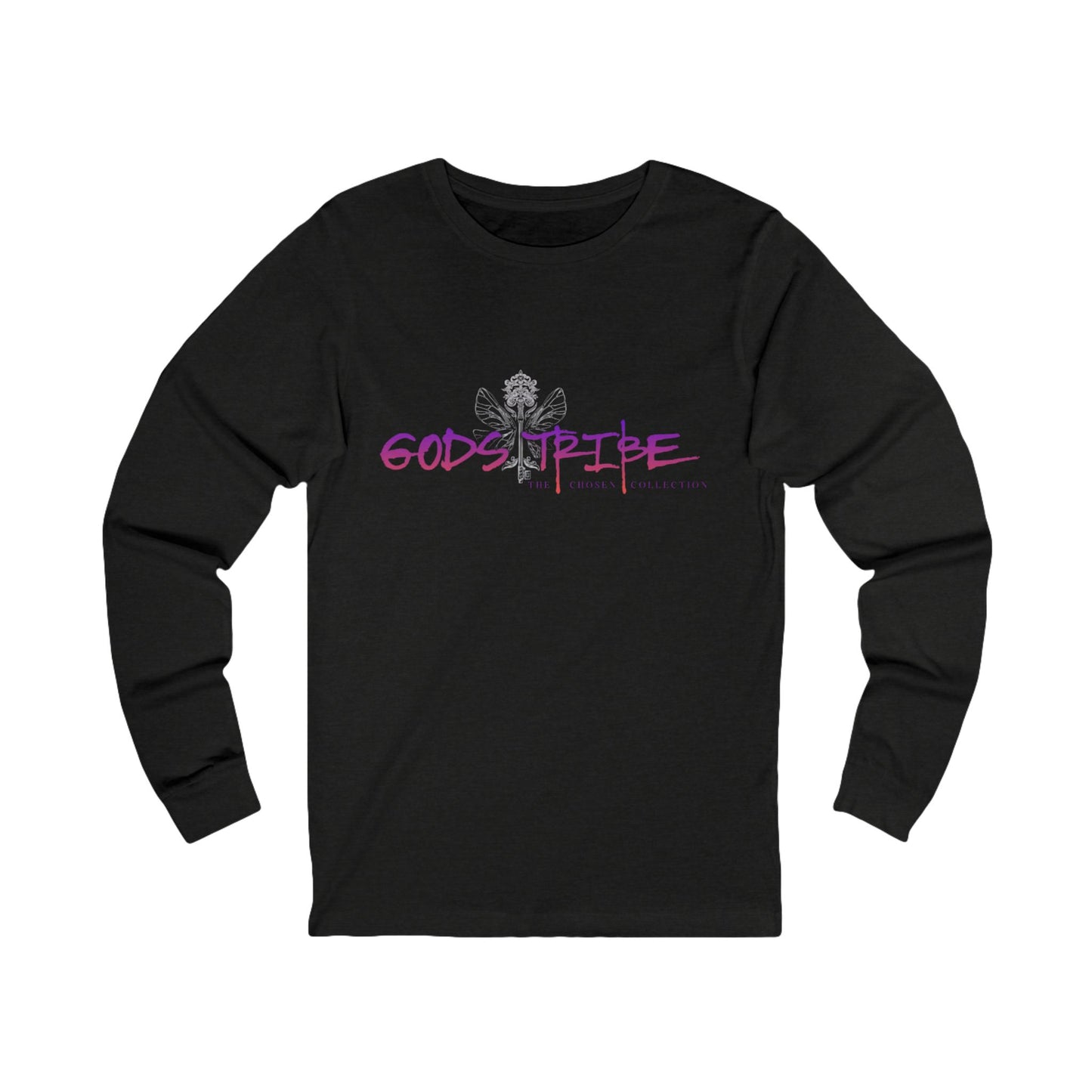 God's Tribe- The Chosen Collection Unisex Jersey Long Sleeve Tee - Urban Streetwear Style