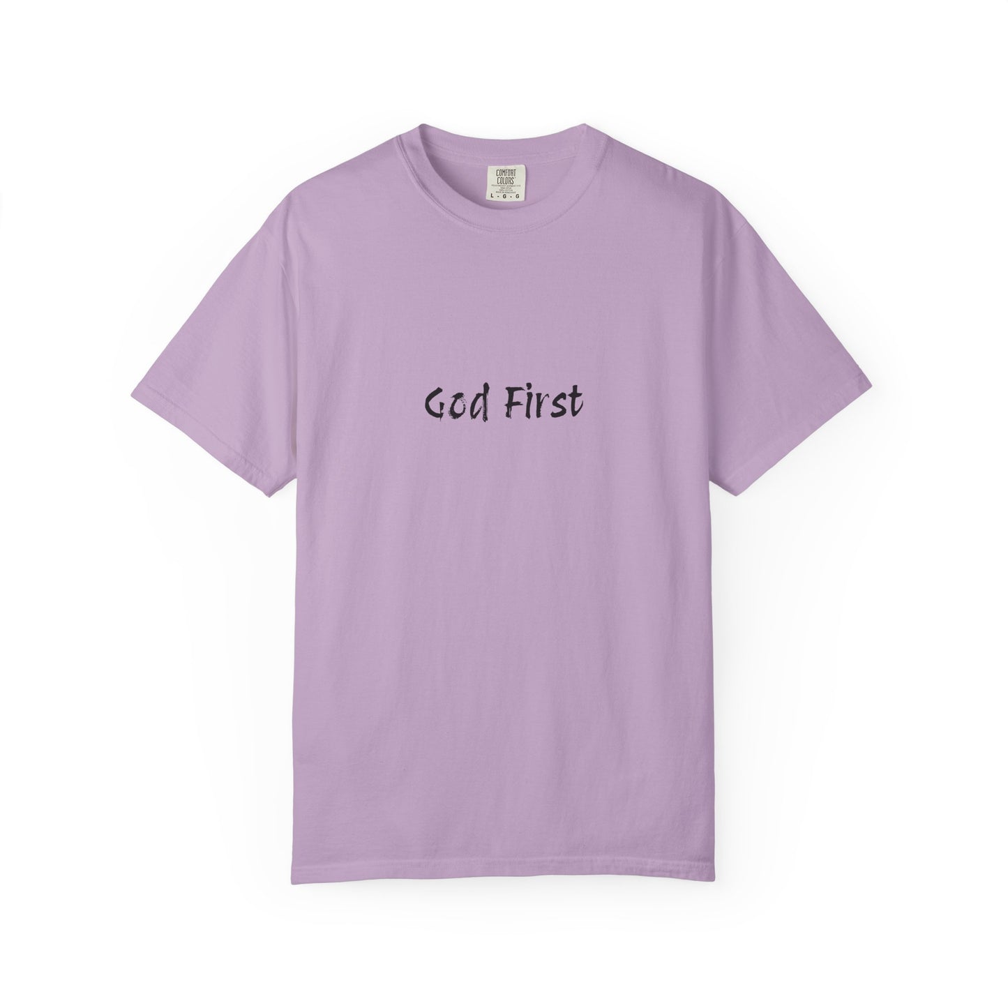 God First Unisex Garment-Dyed T-Shirt - Comfortable and Faith-Inspired Apparel