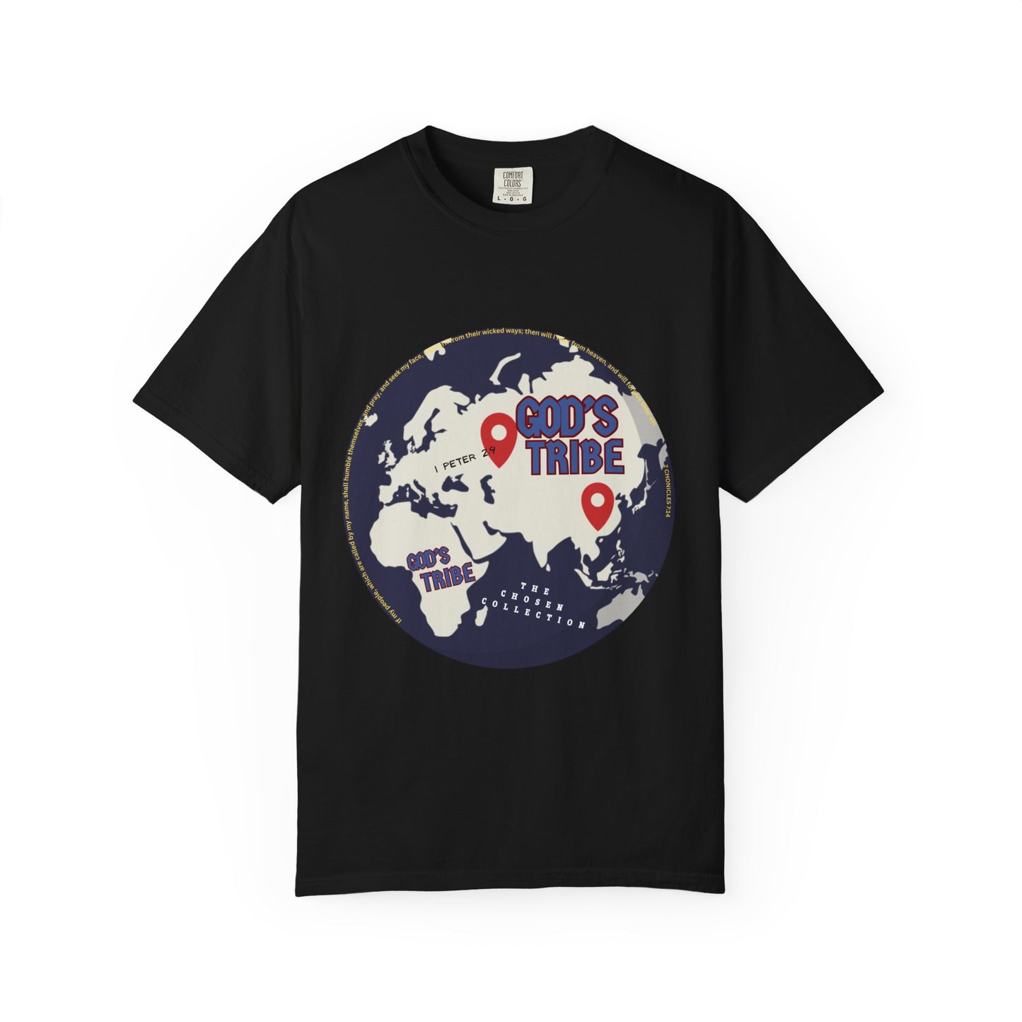God's Tribe: The Chosen Collection World Globe T Shirt