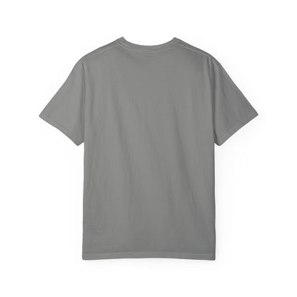 Stylish Garment-Dyed T-Shirt with Wings & Cross Design, Casual Tee for Men & Women, Great for Gifts, Music Events, Festivals, Everyday Wear