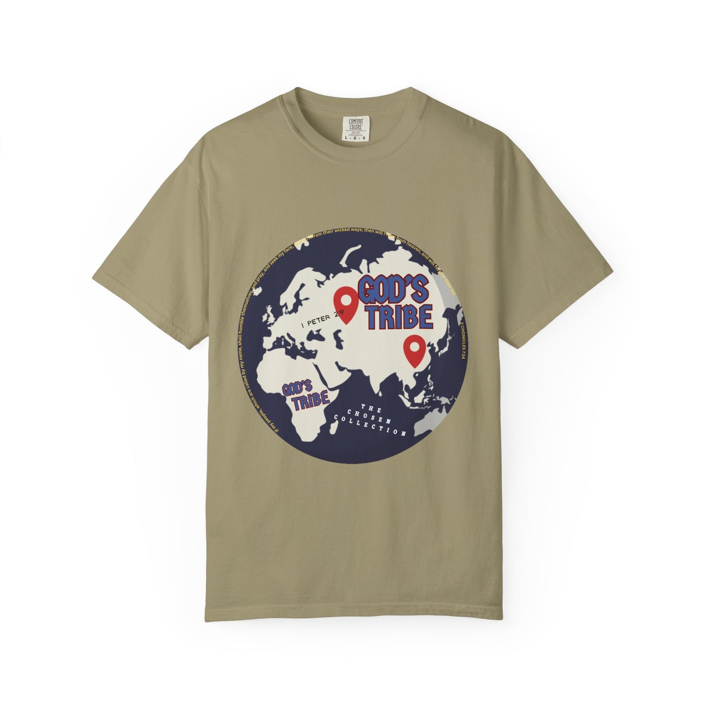 God's Tribe: The Chosen Collection World Globe T Shirt