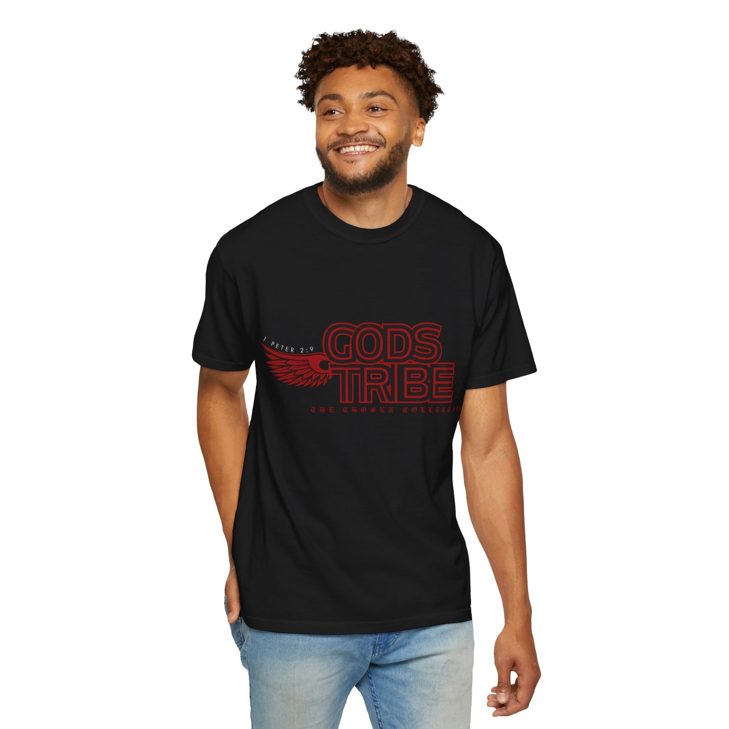 God's Tribe: Faith-Inspired Wing Design Unisex T-Shirt – A Chosen Collection