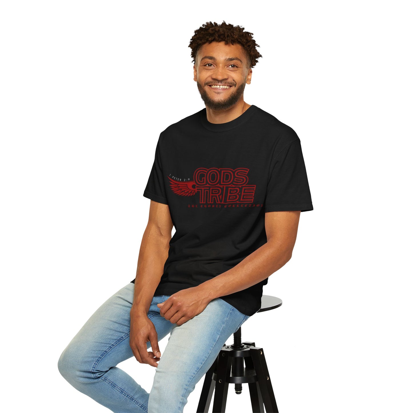 God's Tribe: Faith-Inspired Wing Design Unisex T-Shirt – A Chosen Collection