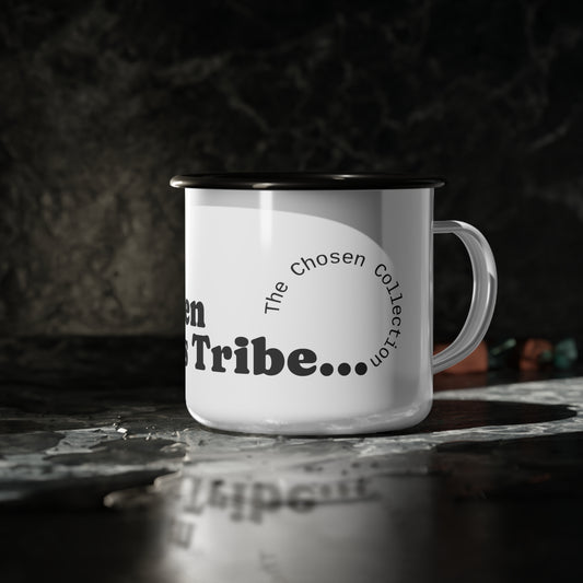 Inspirational Enamel Camp Cup – “Be Bold, Be Chosen, Be God’s Tribe”
