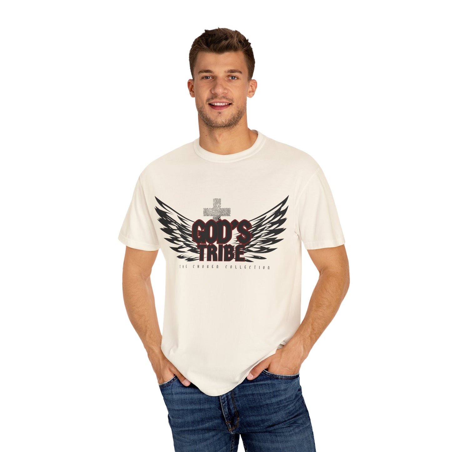 God's Tribe : A Chosen Collection Faith-Inspired Unisex T-Shirt with Wing Design
