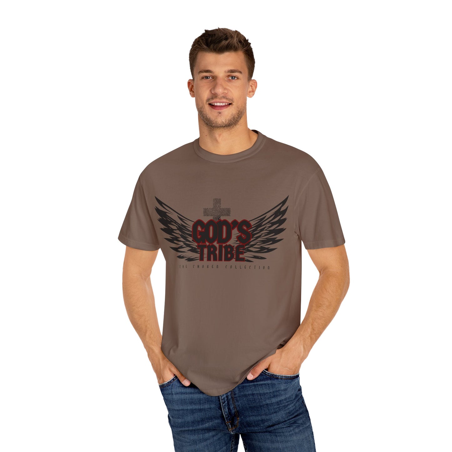 God's Tribe : A Chosen Collection Faith-Inspired Unisex T-Shirt with Wing Design