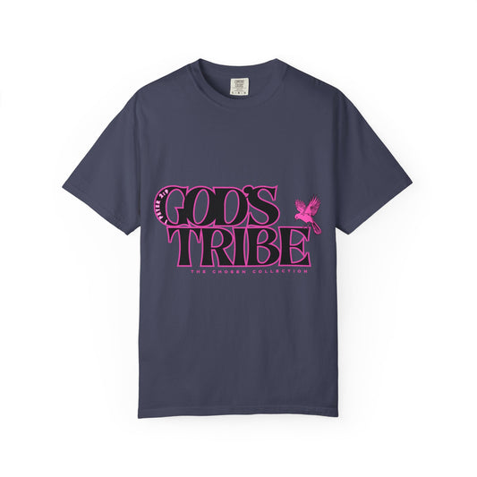 God's Tribe: The Chosen Collection Blessing Bird Pink T-Shirt – Faith-Inspired Apparel