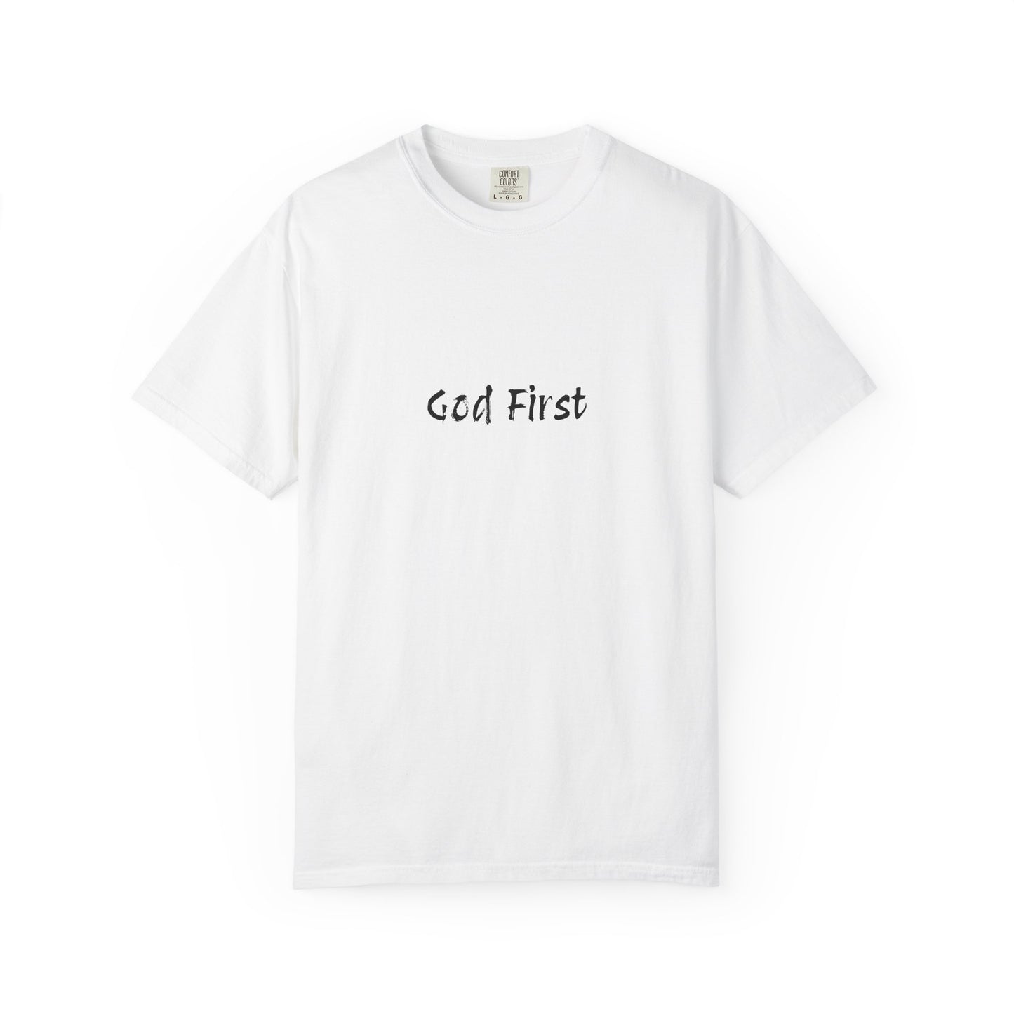 God First Unisex Garment-Dyed T-Shirt - Comfortable and Faith-Inspired Apparel