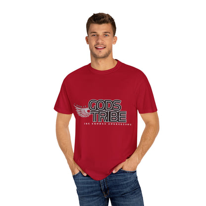 God's Tribe Unisex Wings Gray Garment-Dyed T-Shirt | Spiritual & Inspirational Wear