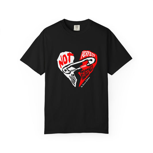 Gods Tribe : The Chosen Collection Not perfect Just Redeemed Unisex Garment-Dyed T-shirt