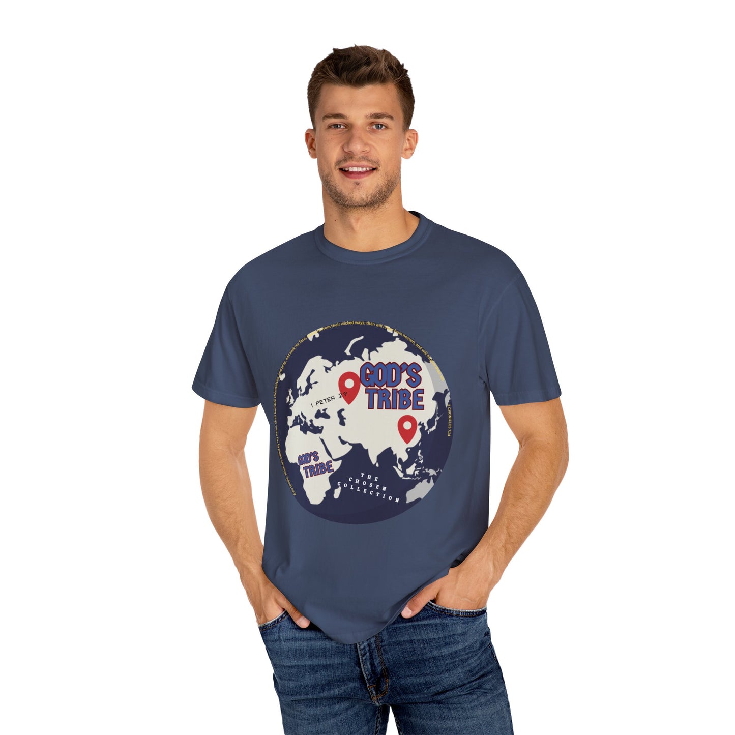 God's Tribe: The Chosen Collection World Globe T Shirt