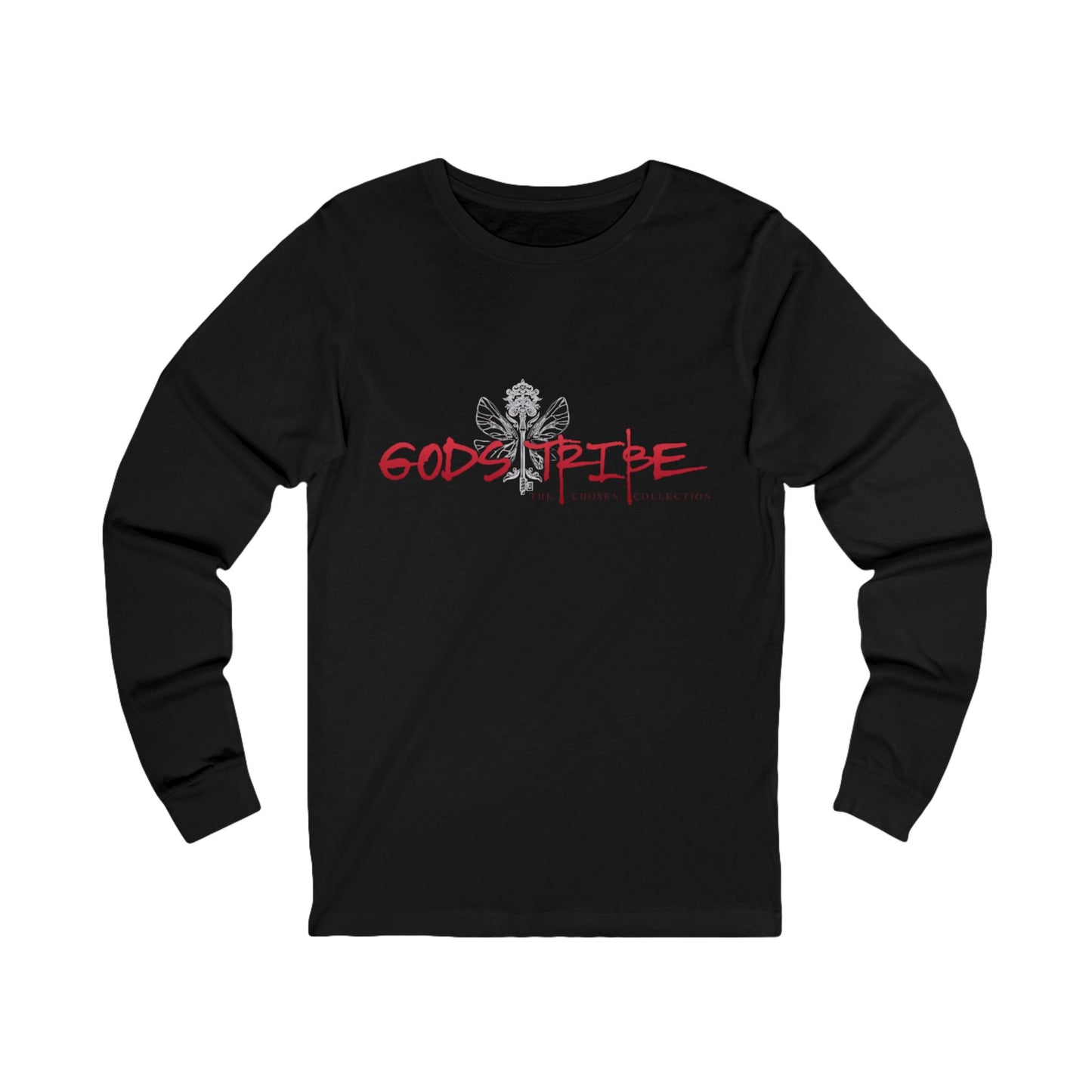 God's Tribe Long Sleeve Tee | Unisex Graphic Shirt | Faith-Based Apparel | Spiritual Gift | Stylish Casual Wear