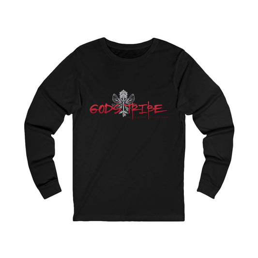 God's Tribe Long Sleeve Tee | Unisex Graphic Shirt | Faith-Based Apparel | Spiritual Gift | Stylish Casual Wear