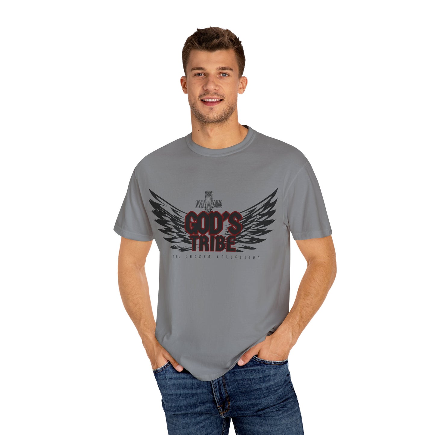 God's Tribe : A Chosen Collection Faith-Inspired Unisex T-Shirt with Wing Design