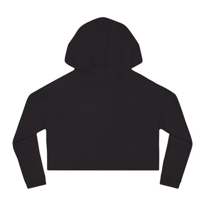 Stylish Women's Cropped Hooded Sweatshirt - 'God's Tribe' Graphic, Casual Chic, Perfect for Everyday Wear, Gifts, and Celebrations